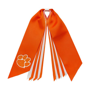 Clemson Jumbo Glitter Pony Streamer 