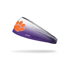 Clemson Junk Howard's Rock Ombre Headband - WHITE/PURPLE
