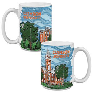 Clemson Justin Patten Old Main Wrapped Mug