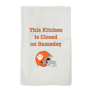 Clemson Kitchen Closed Tea Towel