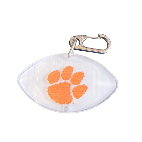 Clemson LED Football Zipper Pull