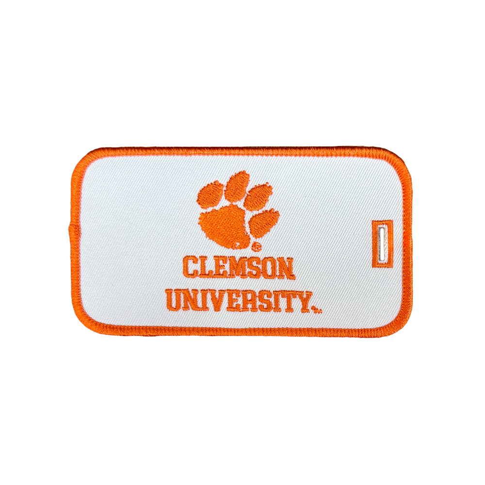 Clemson Label Luggage Tag - ORANGE