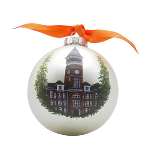 Clemson Landmark Glass Ball Ornament