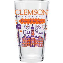 Clemson Landmark Tea Glass