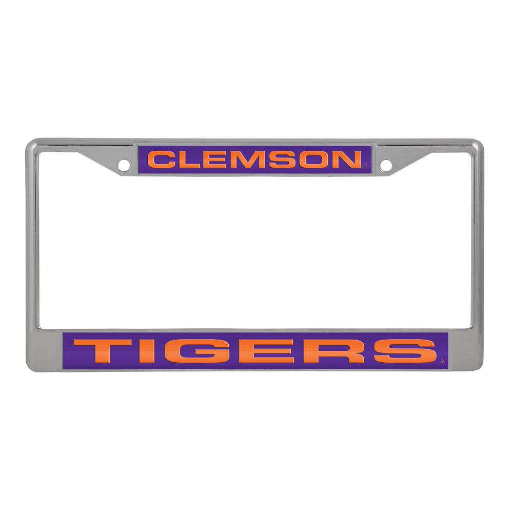 Clemson Laser Cut License Plate Frame