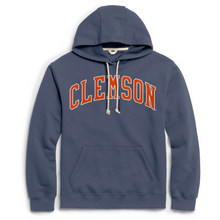 Clemson League Arch Essential Fleece Hood - DENIM