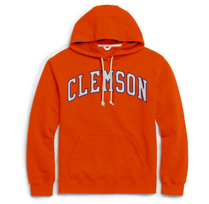 Clemson League Arch Essential Fleece Hood - ORANGE