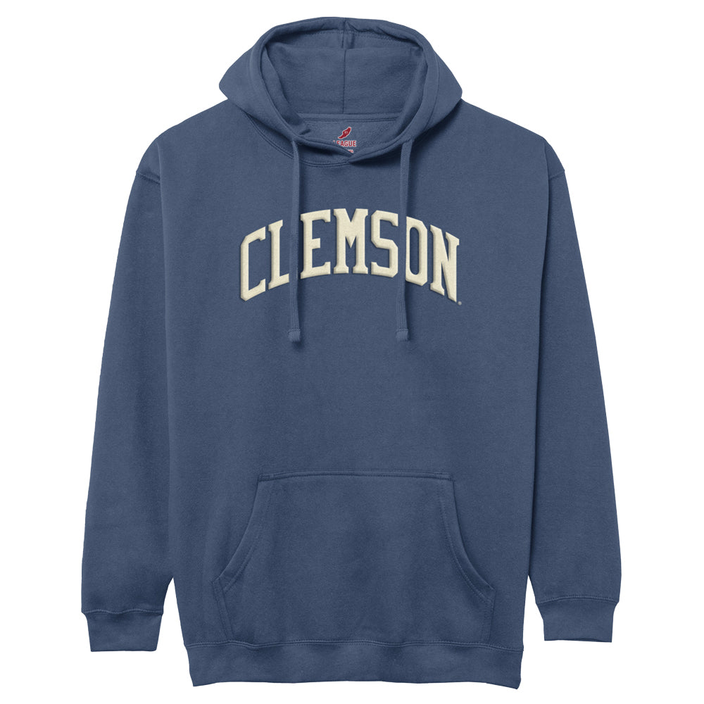 Clemson League Felt Arch Essential Hoodie