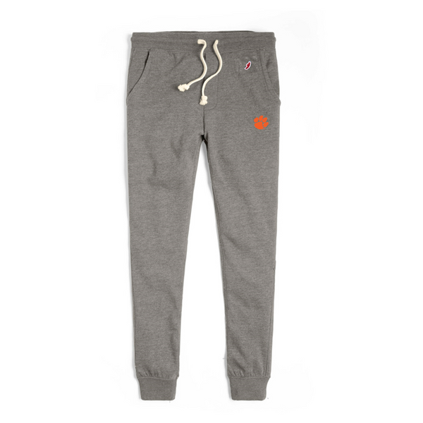 Clemson League Heritage Jogger Pants - MD GREY