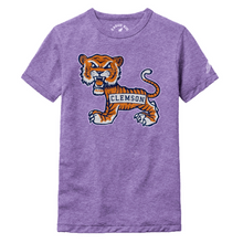 Clemson League Kids Old School Tiger Tee