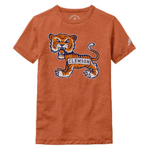Clemson League Old School Tiger Tee - ORANGE