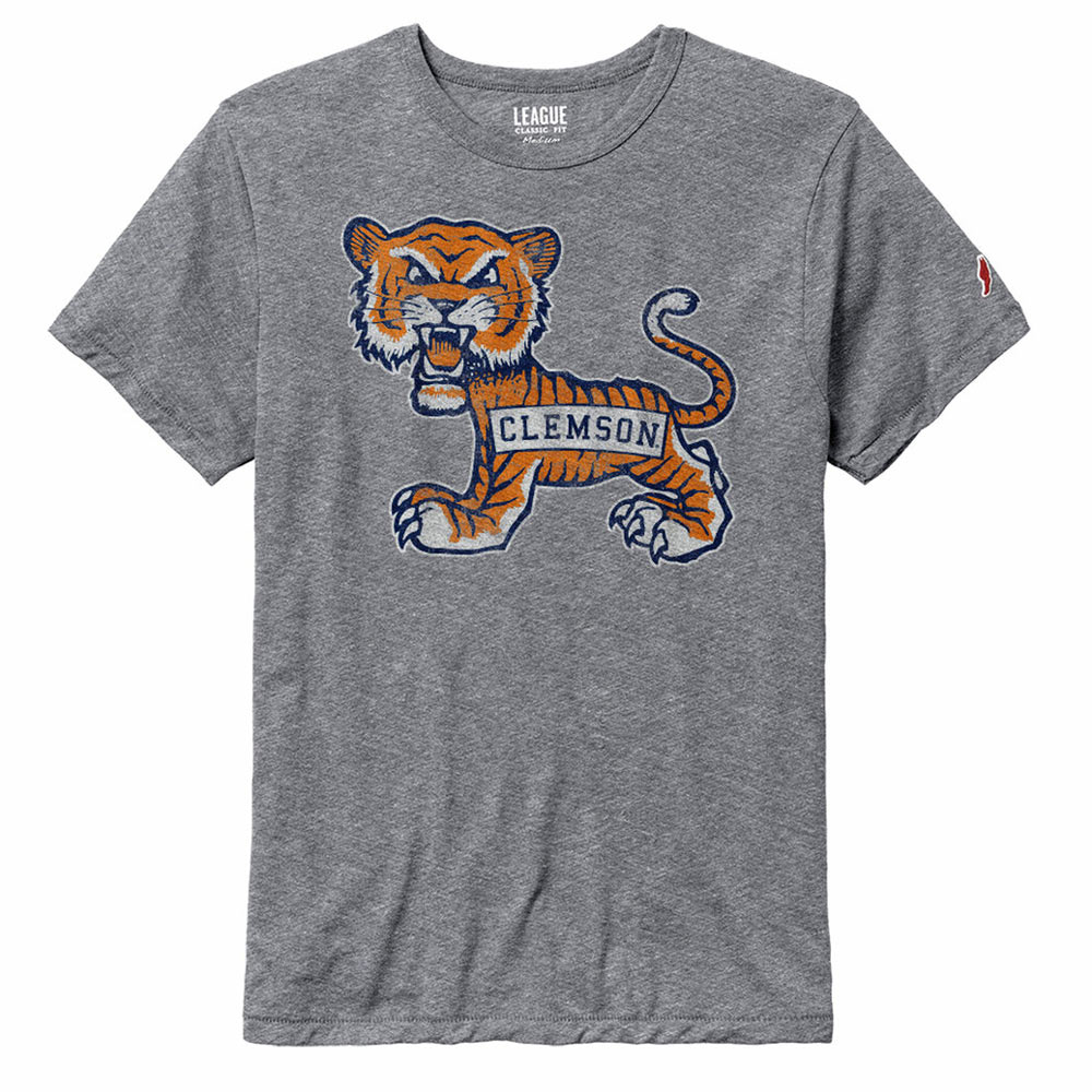 Clemson League Old School Tiger Tee