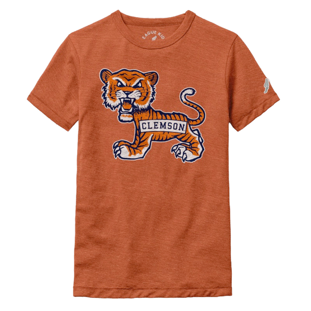 Clemson League Old School Tiger Tee