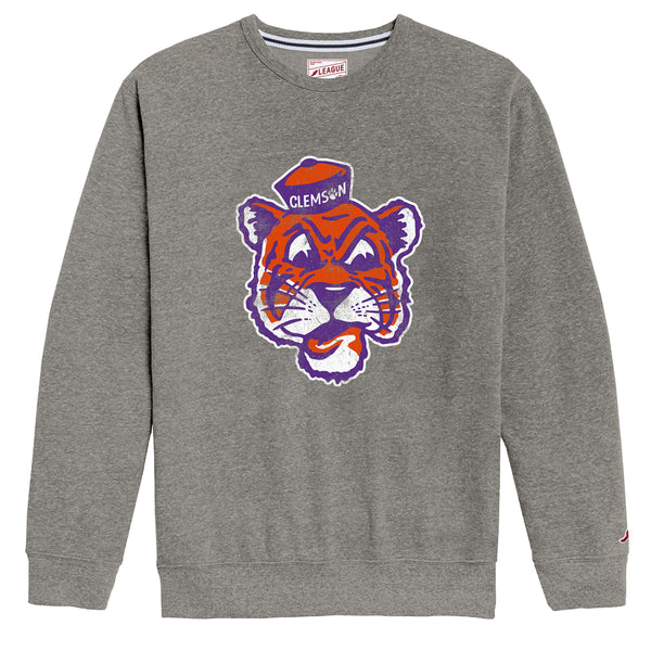 Clemson League Vault Tiger Heritage Crewneck