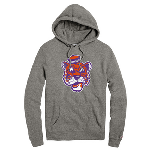 Clemson League Vault Tiger Heritage Hoodie - MD GREY