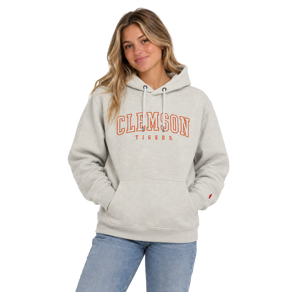 Clemson League Women's 1991 Hoodie - OATMEAL