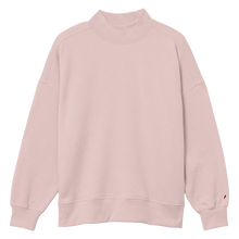 Clemson League Women’s Diana Rose Arch Mock Neck Sweatshirt - PINK