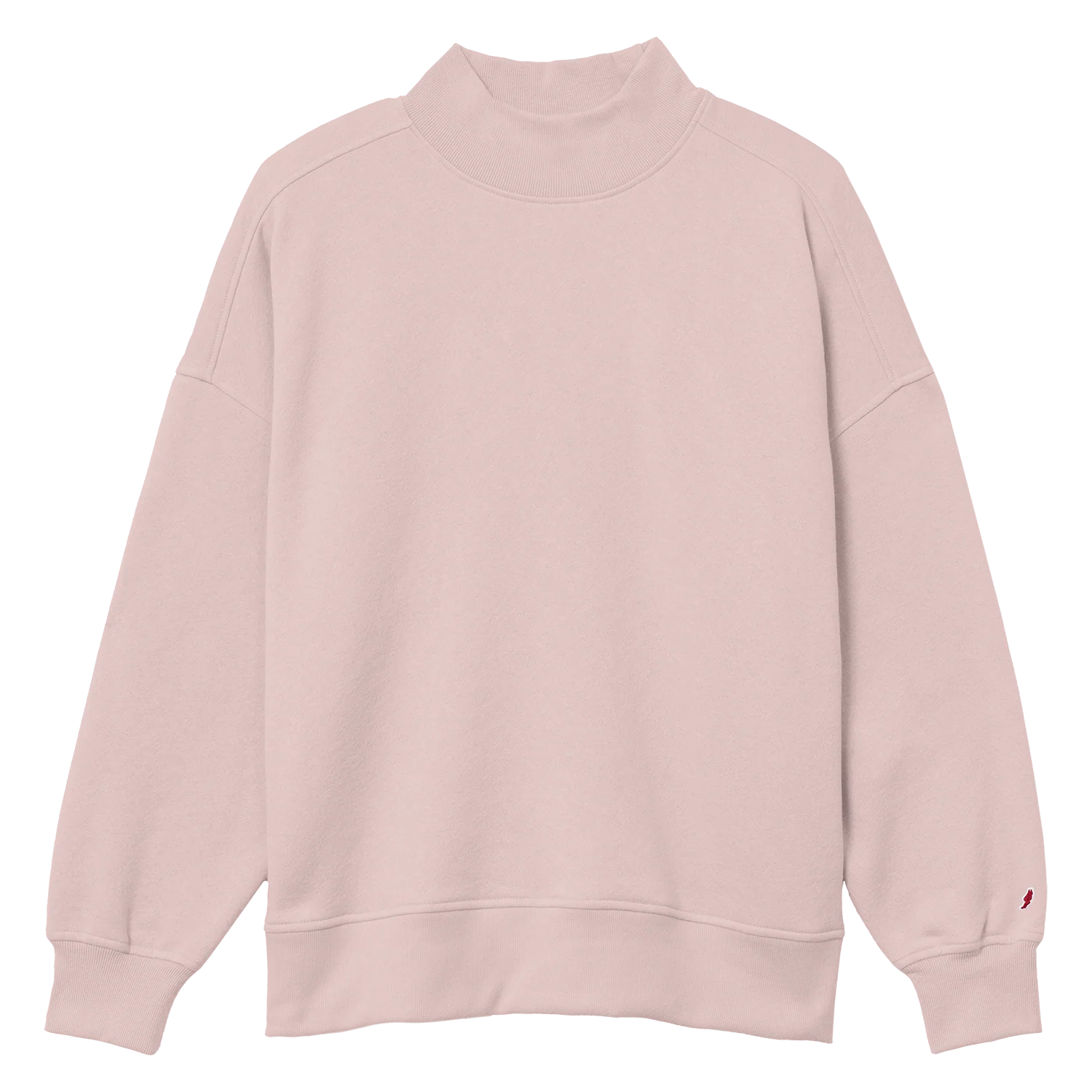 Clemson League Women’s Diana Rose Arch Mock Neck Sweatshirt - PINK