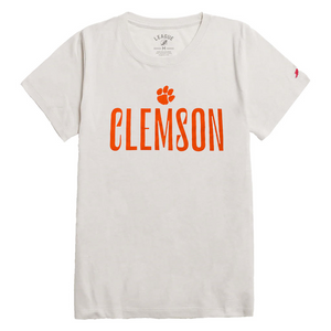 Clemson League Women's Intramural Tee - IVORY