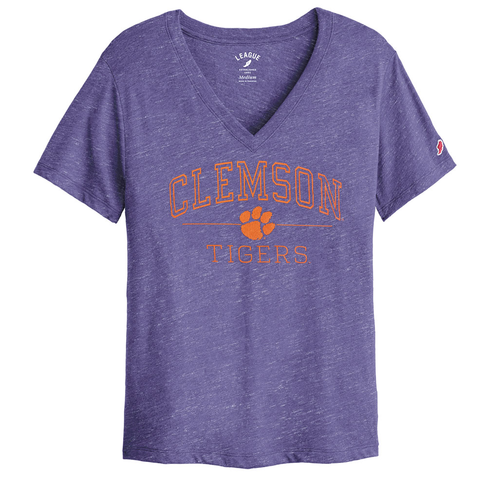 Clemson League Women's Intramural V-Neck Tee - Main Image