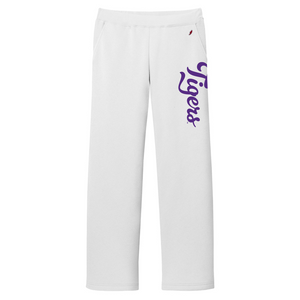 Clemson League Women’s Reverse Fleece Pant - WHITE