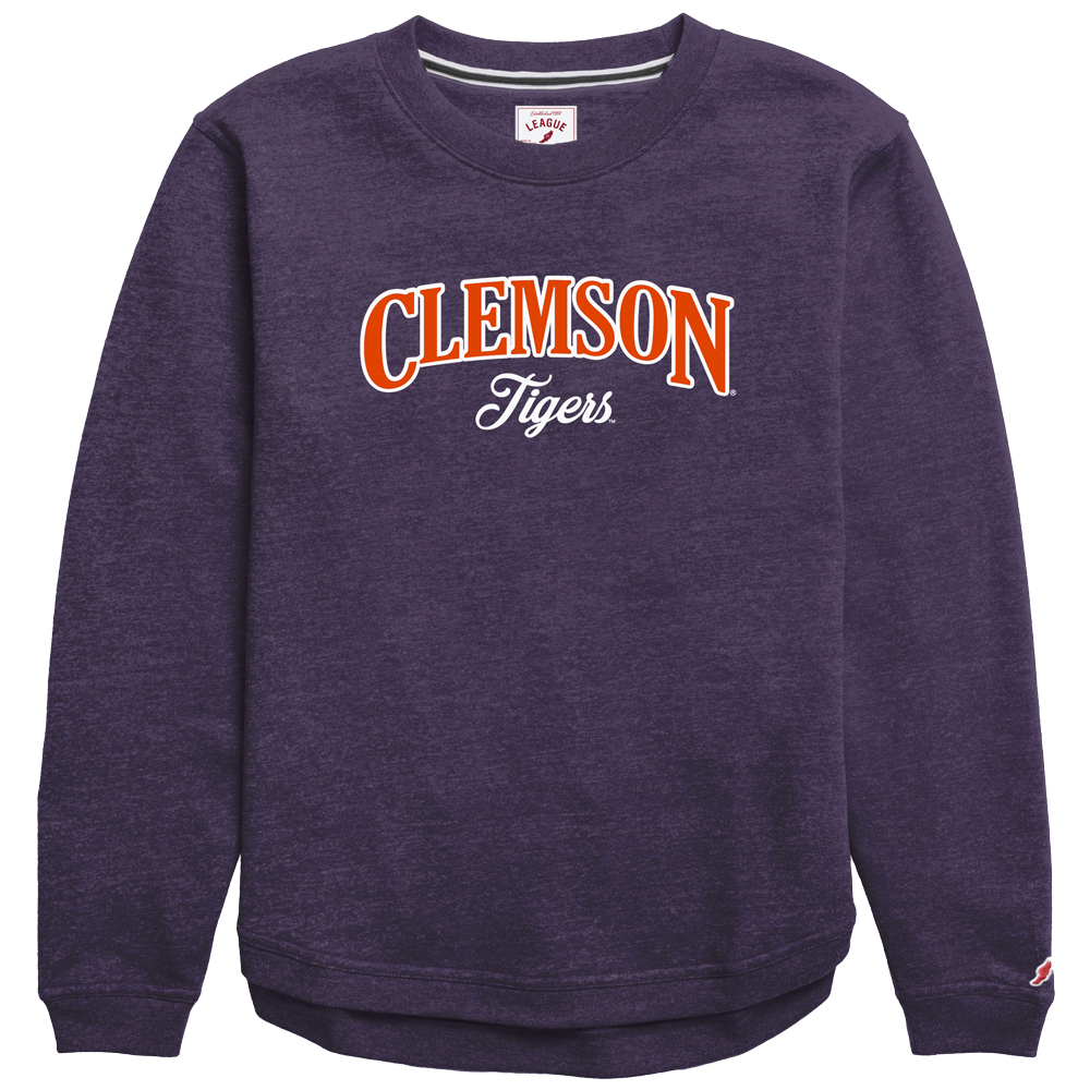 Clemson League Women's Victory Springs Crew  - PURPLE