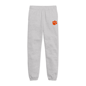 Clemson League Youth Essential Pant - MD GREY