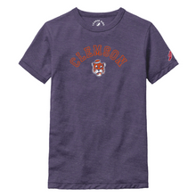 Clemson League Youth Victory Falls Arch Tee - PURPLE