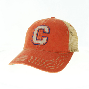 Clemson Legacy Block C Trucker - ORANGE