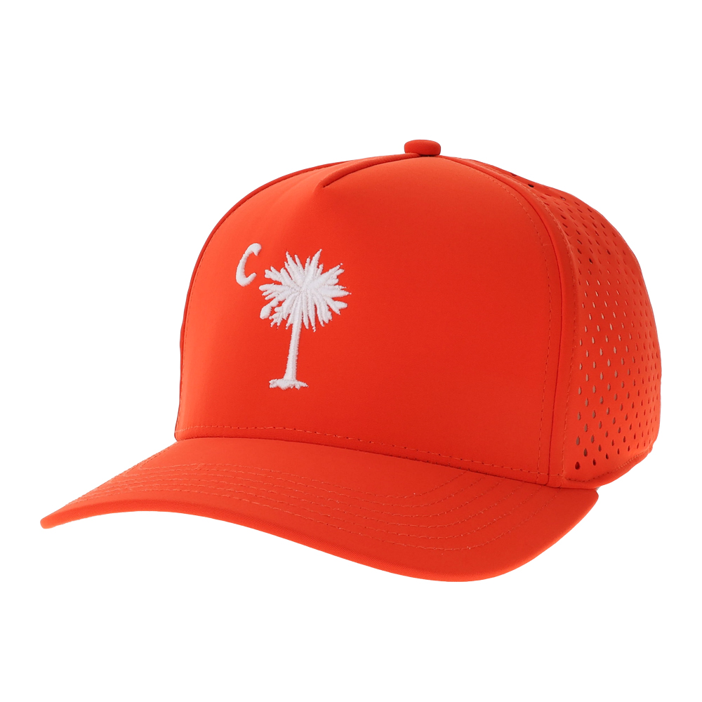 Clemson Legacy C Palmetto Cut Above Cap - ORANGE