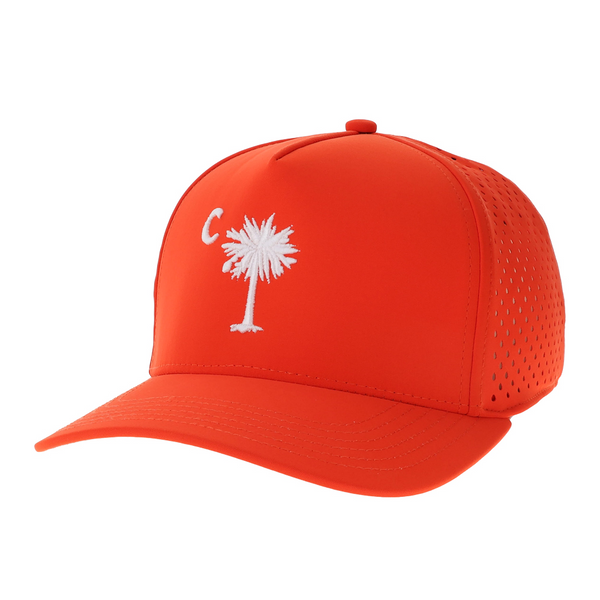 Clemson Legacy C Palmetto Cut Above Cap - ORANGE