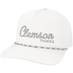 Clemson Legacy Caddy Rope Cap - WHITE