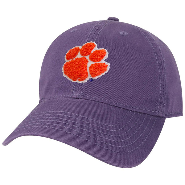 Clemson Legacy Chenille Paw Cap - PURPLE