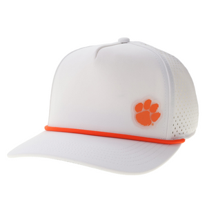 Clemson Legacy Cut Above Small Paw Rope Cap - WHITE