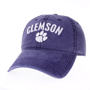 Clemson Legacy Terra Twill Cap - PURPLE