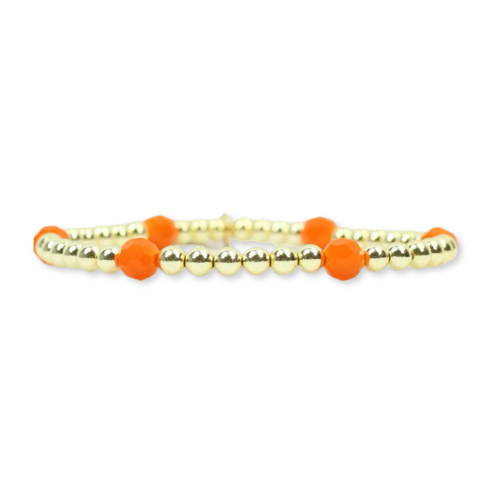 Clemson Lexi Stretch Bracelet - ORANGE