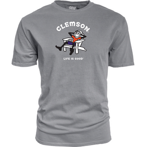 Clemson Life is Good Jake Adirondack Tee - MD GREY