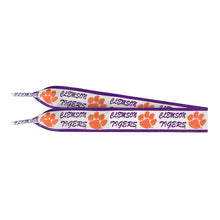 Clemson Logo Ribbon Shoelaces