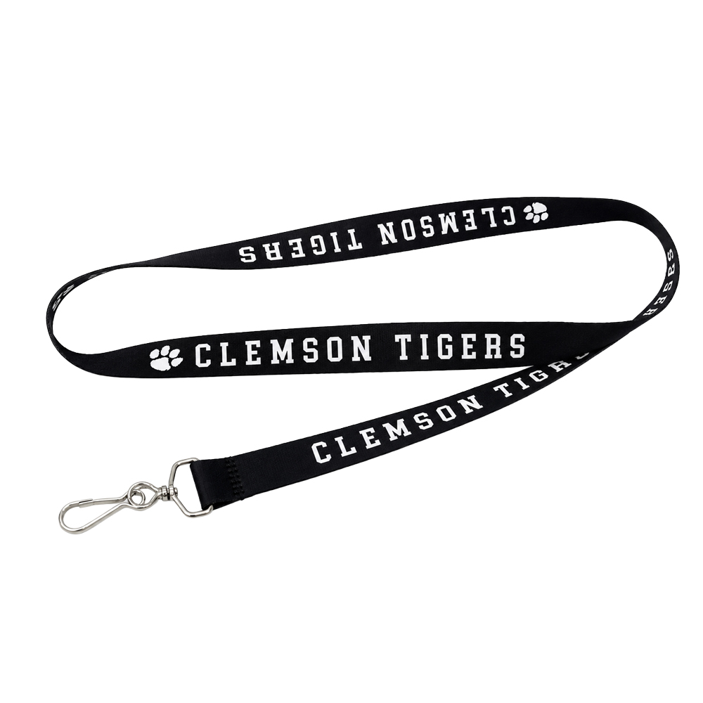 Clemson Ludlow Lanyard - BLACK