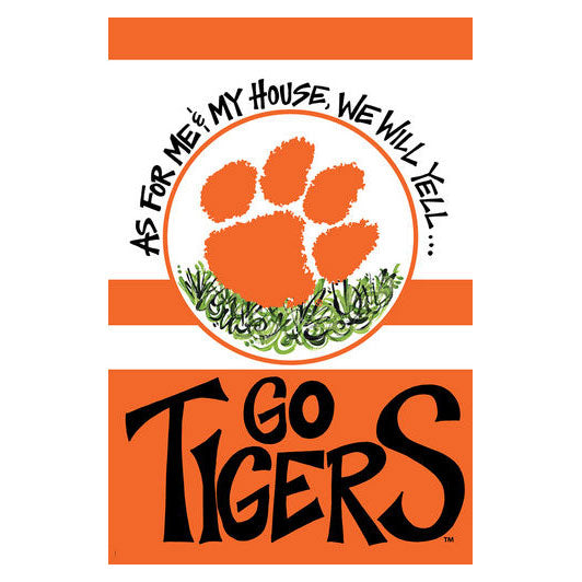 Clemson Magnolia Lane House Garden Flag