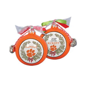 Clemson Magnolia Lane Kick Off Ornament