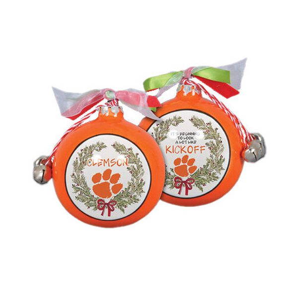 Clemson Magnolia Lane Kick Off Ornament