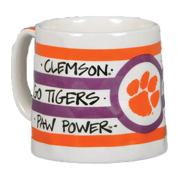 Clemson Magnolia Lane Striped Mug