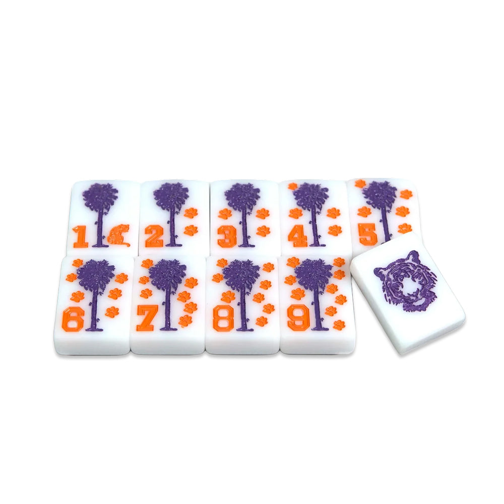 Clemson Mahjong Tile Set