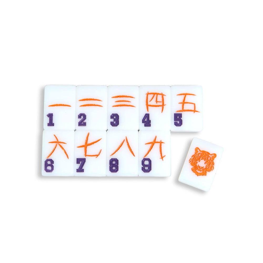 Clemson Mahjong Tile Set