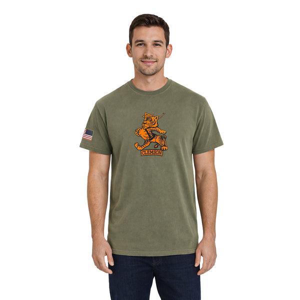 Clemson Marching Tiger Military Tee