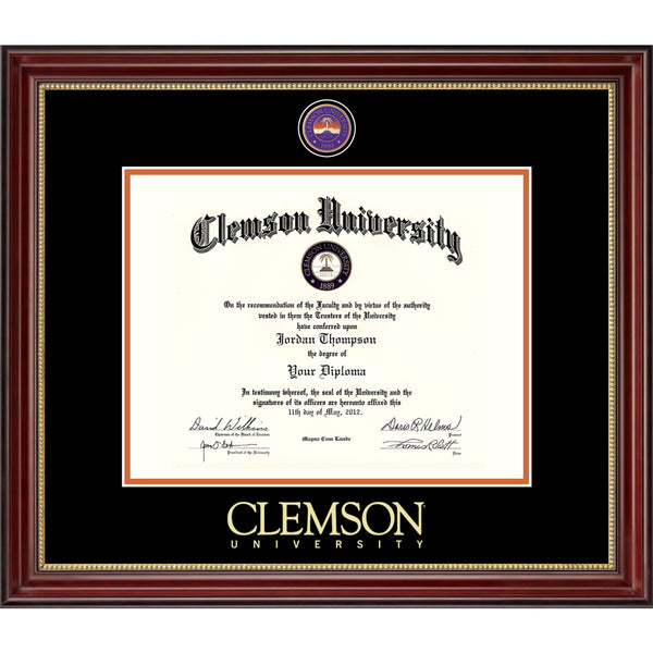 Clemson Masterpiece Kensington Diploma Frame
