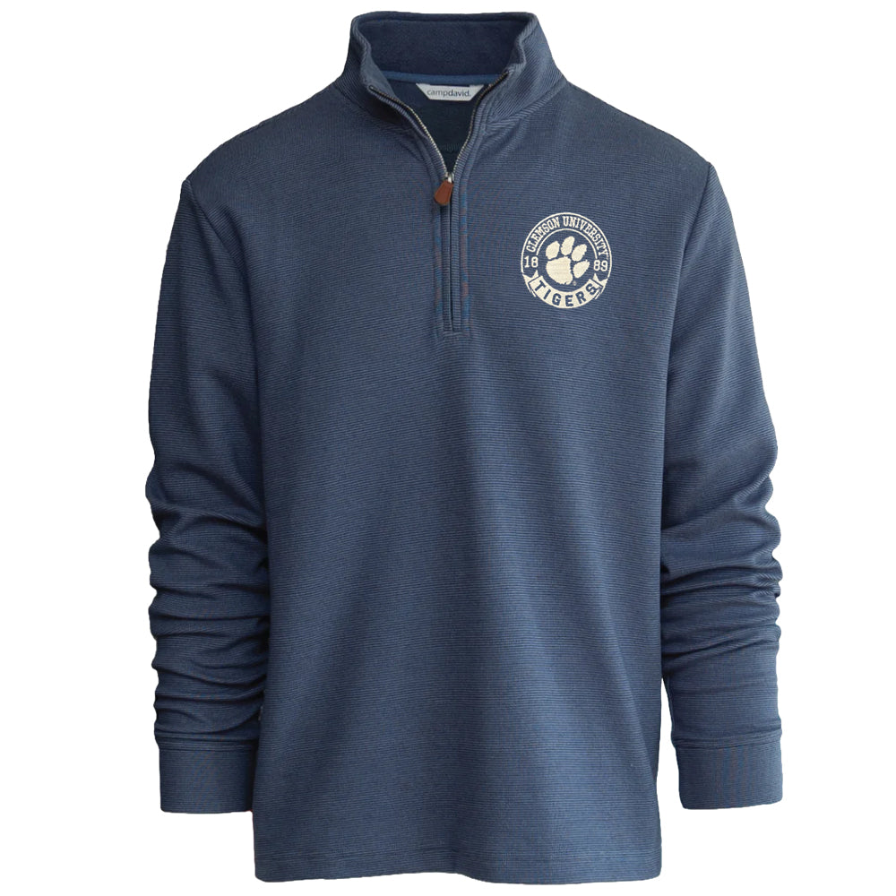 Clemson Maverick Quarter-Zip - NAVY