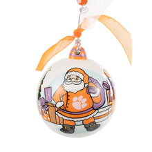 Clemson Merry Santa Ornament