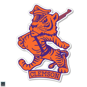 Clemson Military Tiger Decal - ORANGE